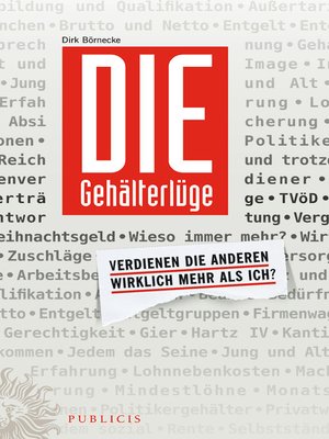 cover image of Die Gehälterlüge